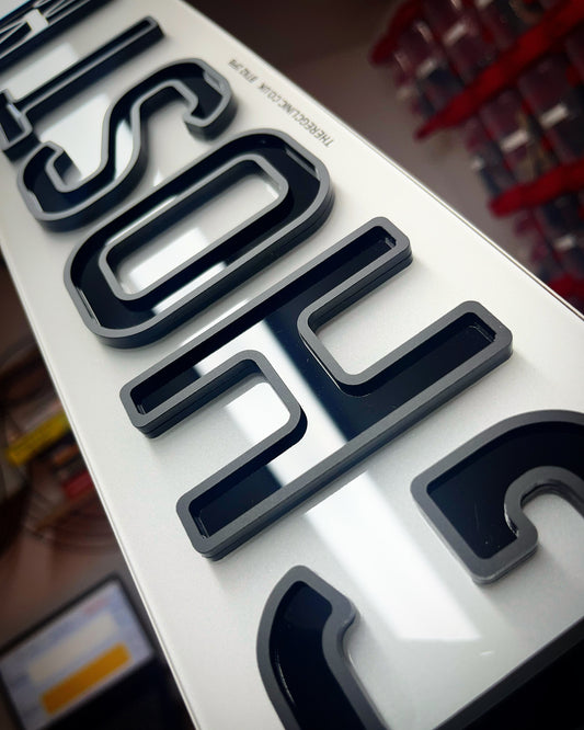4D Shadow Number Plates (set)