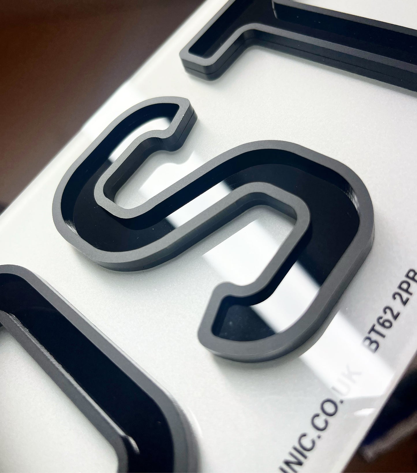 4D Shadow Number Plates (set)