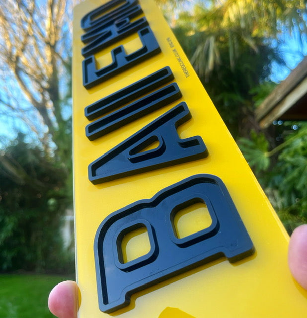 4d ghost number plates