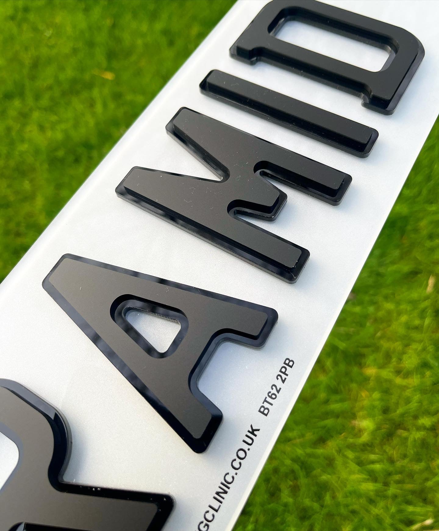 Pyramid Number Plates (set)