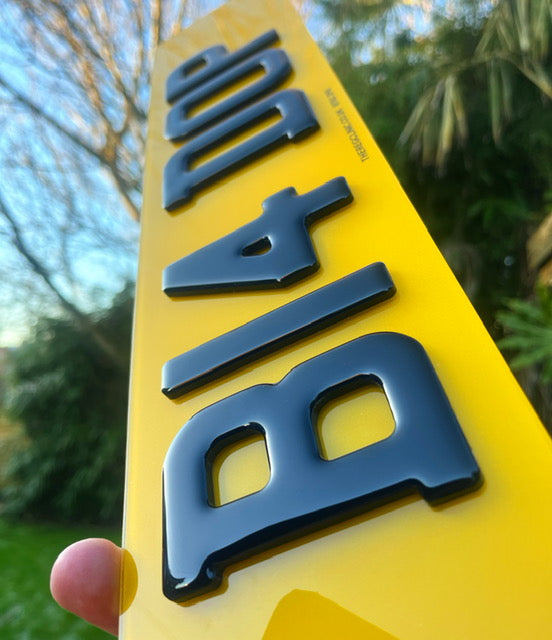4d gel number plates