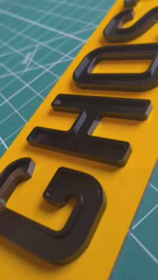 4d ghost number plates